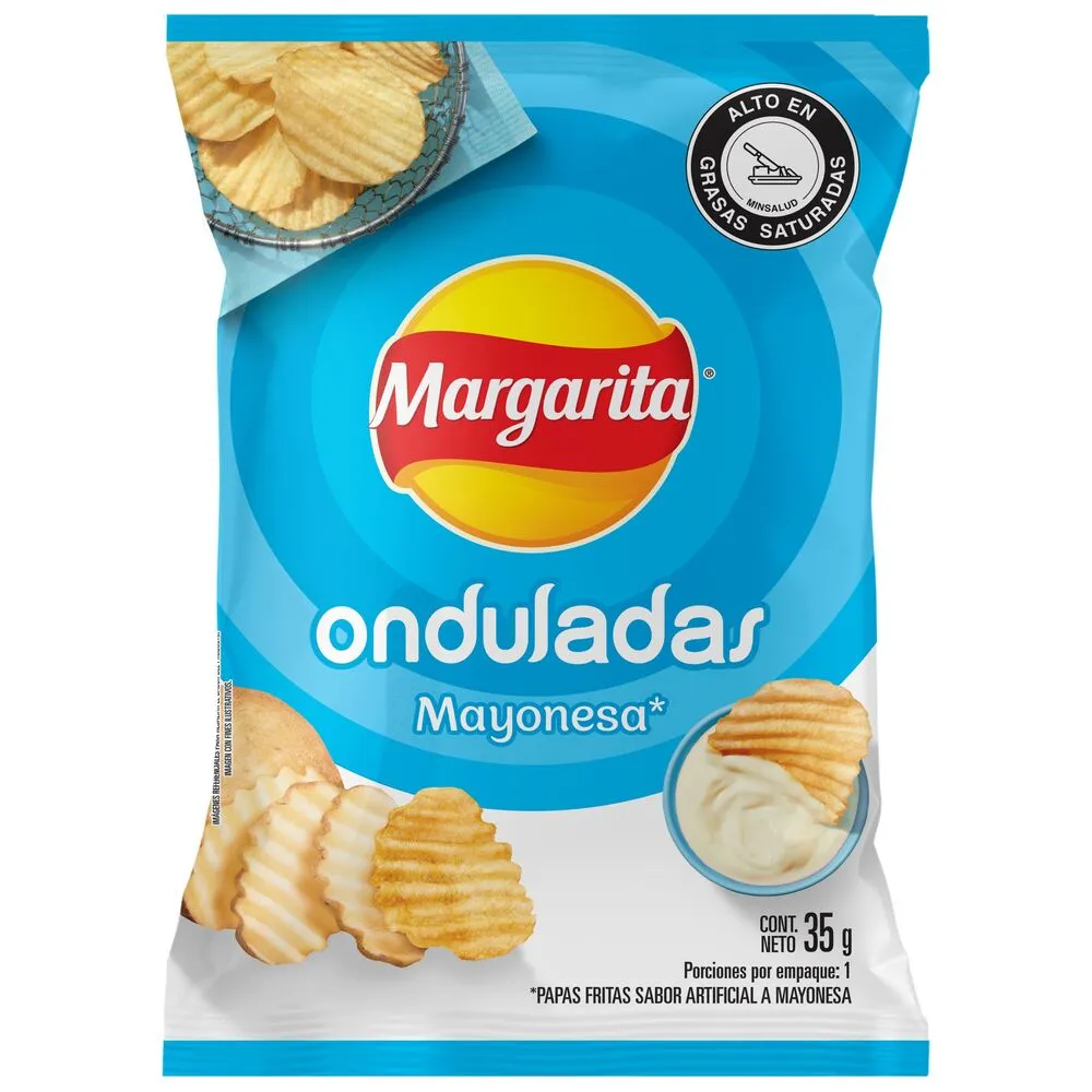 margarita onduladas mayonesa
