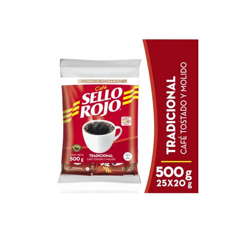 Cafe Sello rojo 20g (café pequeño)