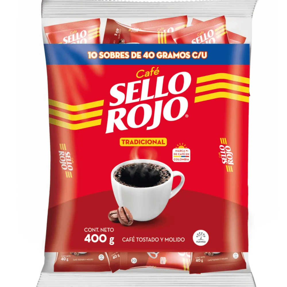 Cafe Sello rojo 40g (café grande)
