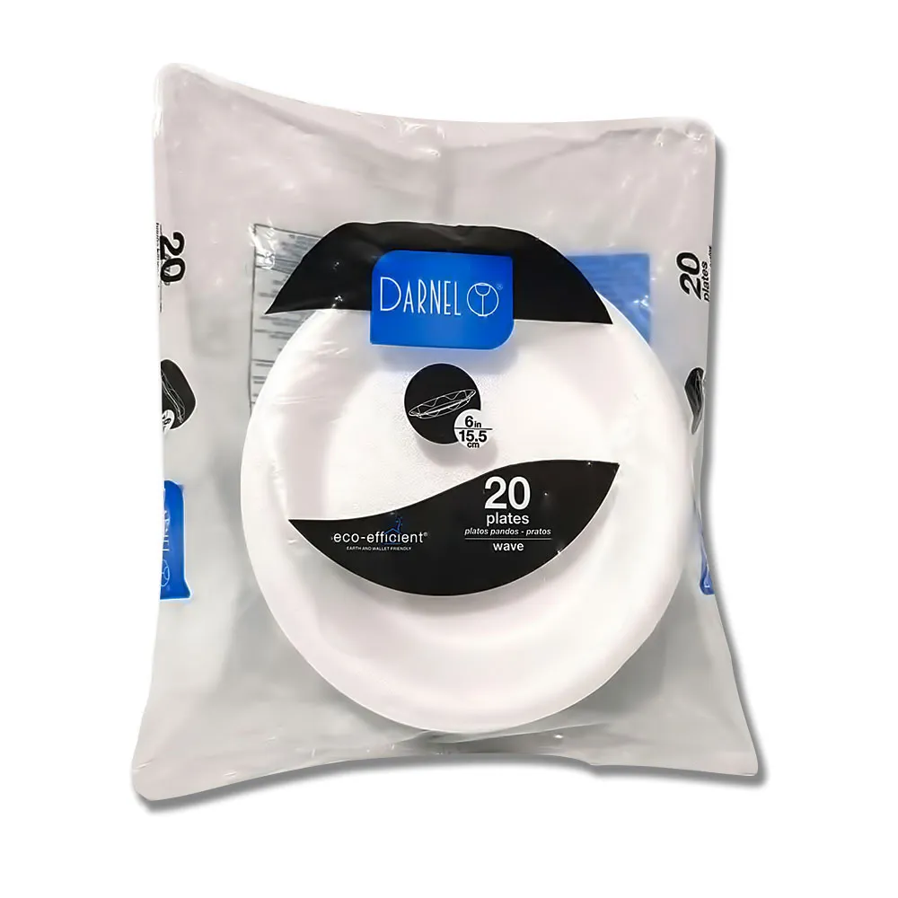 Plato desechable (plano pequeño - 15.5cm)