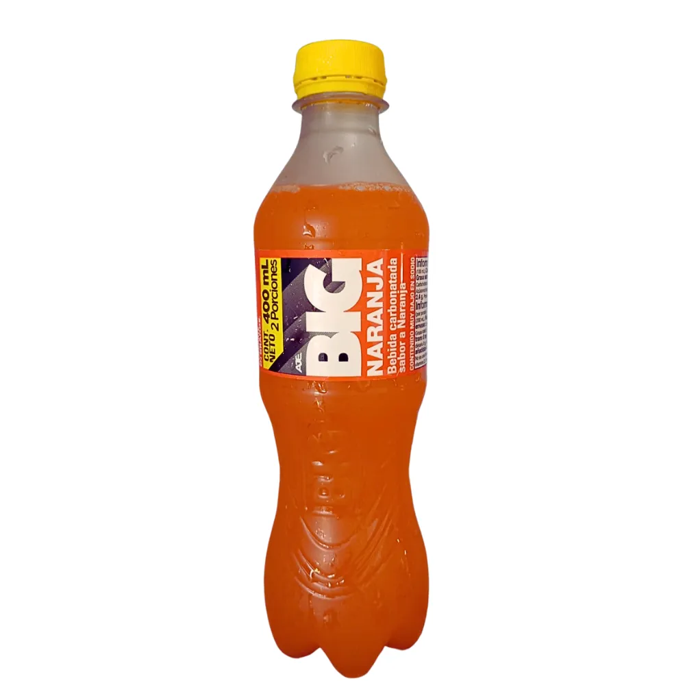 Gaseosa big cola naranja 400ml